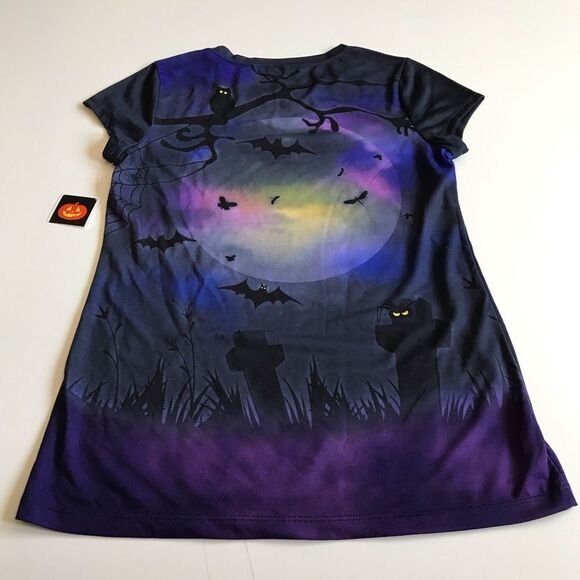 Skeleton Bride & Groom Gothic Halloween Dia de los Muertos Tee Sz L NWT - Picture 4 of 13